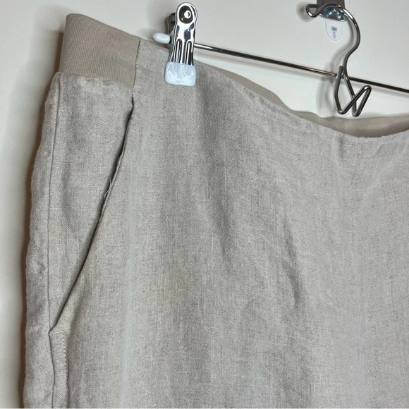 J. JILL Linen Stretch Pull On Pants - Picture 3 of 8
